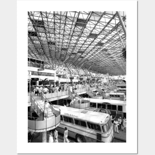 Vintage photo of Sao Paulo Bus Terminal Posters and Art